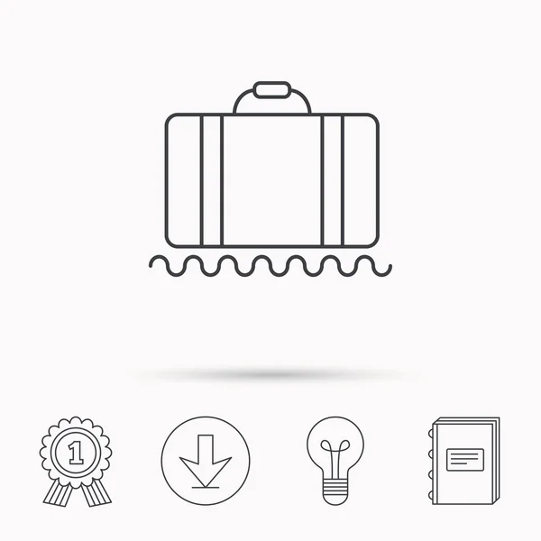 Baggage icon. Luggage sign. — Stock Vector