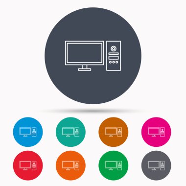 Bilgisayar Pc kutsal kişilerin resmi. Geniş ekran görüntü işareti.