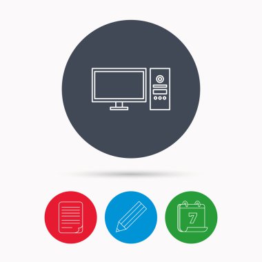 Bilgisayar Pc kutsal kişilerin resmi. Geniş ekran görüntü işareti.