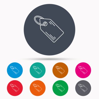 Fiyat etiketi simgesi. Etiket işareti indirim.