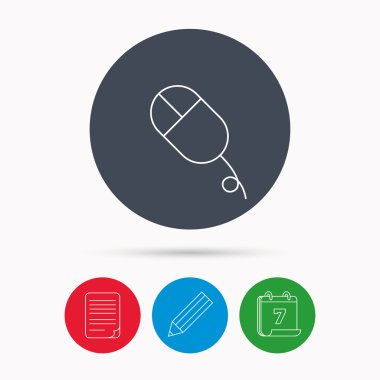 Bilgisayar fare simgesi. PC kontrol aygıtı işareti.