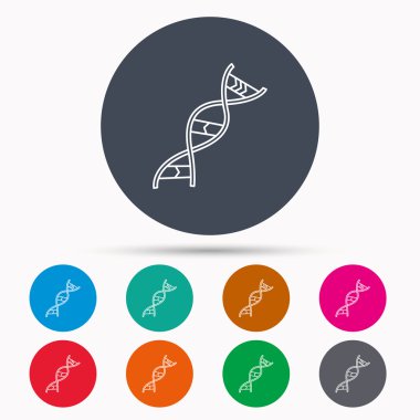 DNA simgesi. Genetik yapısı işareti.