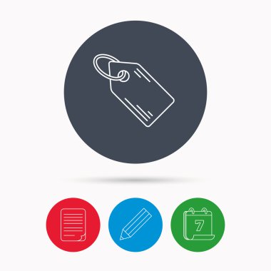 Fiyat etiketi simgesi. Etiket işareti indirim.