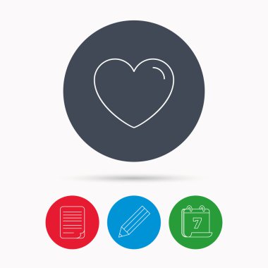 Aşk kalp simgesi. Yaşam sinyali.