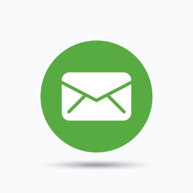 Zarf simgesi. İleti işaret gönder.