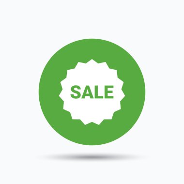 Satılık simgesi. Özel Fırsat yıldız işareti.