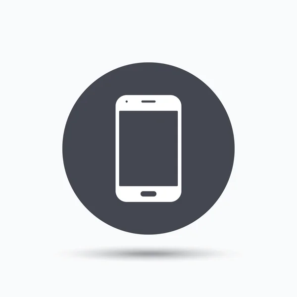 Icono del teléfono inteligente. Comunicación del teléfono móvil . — Vector de stock