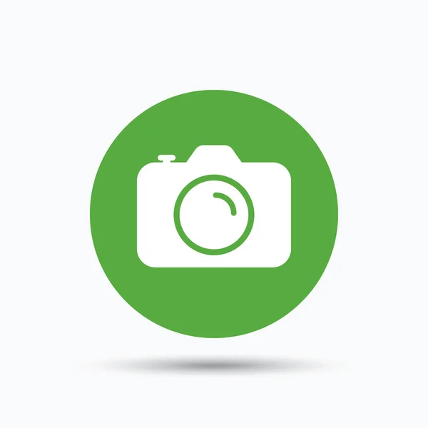 Kamera-Symbol. professionelle Fotokamera. — Stockvektor