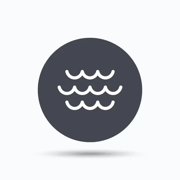 Wave icon. Water stream sign. — Stock Vector