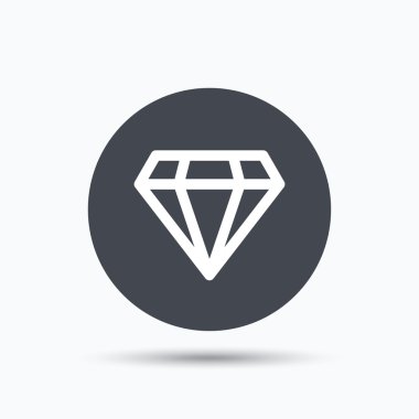 Elmas simgesi. Takı mücevher işareti.