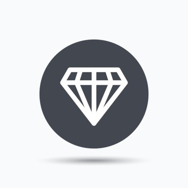 Elmas simgesi. Takı mücevher işareti.