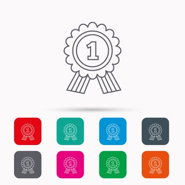 Altın Madalya Ödülü simgesi. İlk yer işareti.