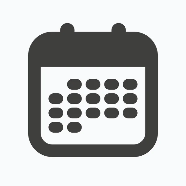 Kalender-ikonen. Händelser påminnelse tecken. — Stock vektor