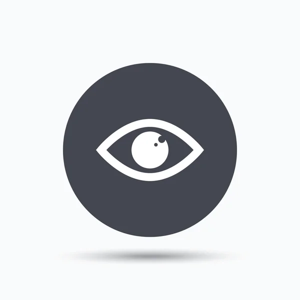 Icono del ojo. Signo de visión ocular . — Archivo Imágenes Vectoriales