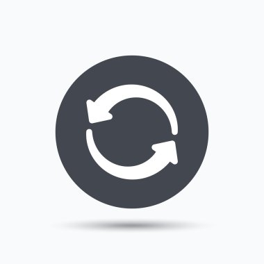 Update simgesi. Yenileme veya yineleme işareti.