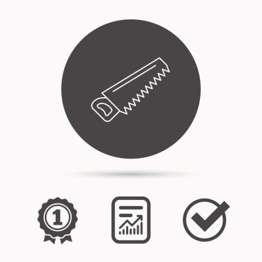 Simge gördüm. Marangozluk ekipman işareti.