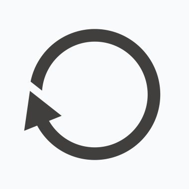 Update simgesi. Yenileme veya yineleme işareti.