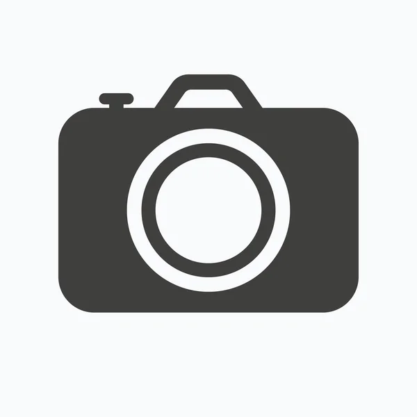 Icona della fotocamera. Fotocamera professionale segno . — Vettoriale Stock