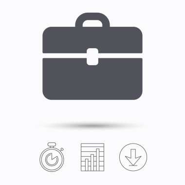 Evrak Çantası'nı simgesi. Diplomat çanta işareti.