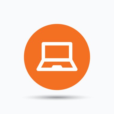 Bilgisayar kutsal kişilerin resmi. Defter ya da laptop pc işareti.