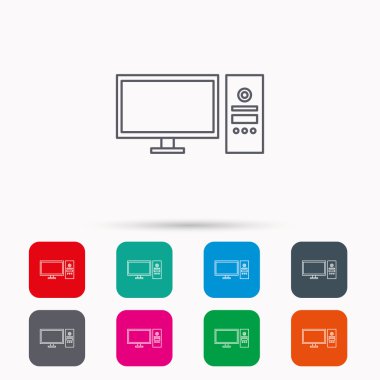 Bilgisayar Pc kutsal kişilerin resmi. Geniş ekran görüntü işareti.