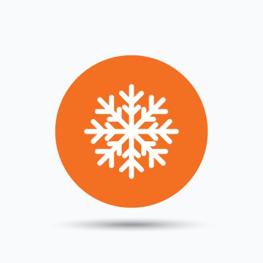 Kar tanesi simgesi. Klima işareti.