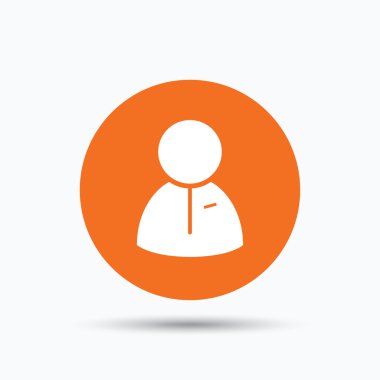 Kullanıcı simgesi. İnsan kişi işareti.