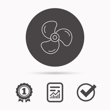 Havalandırma simgesi. Fan veya pervane işareti.