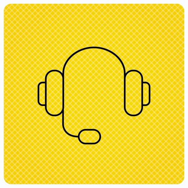 Kulaklık simgesi. Nota işaretleri.