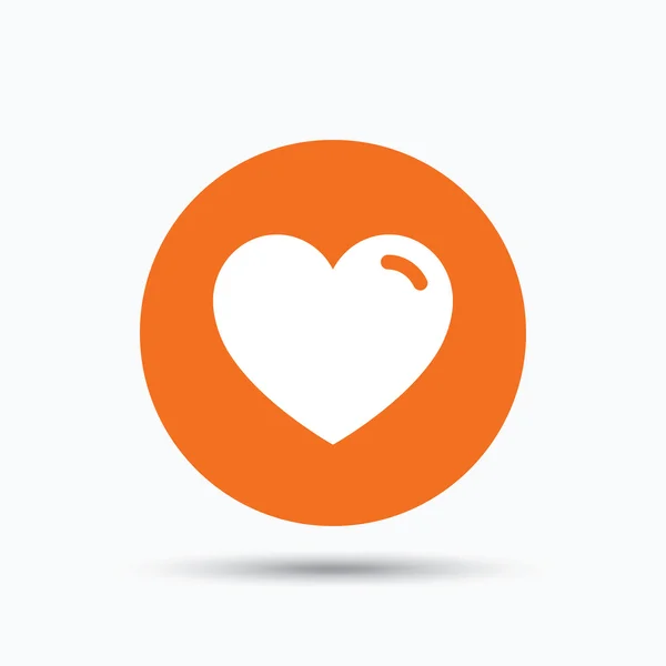 Heart icon. Romantic love sign. — Stock Vector
