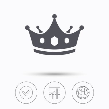 Taç simgesi. Kraliyet tahtının lideri işareti.