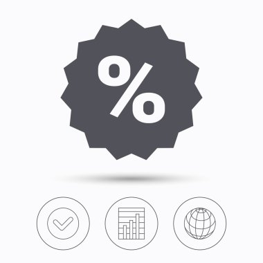 Simge indirim. Satış teklifi yıldız işareti.