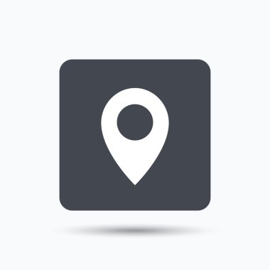 Konumu simgesi. İşaretçi işaret göster.