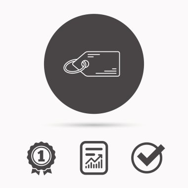 Fiyat etiketi simgesi. Etiket işareti indirim.