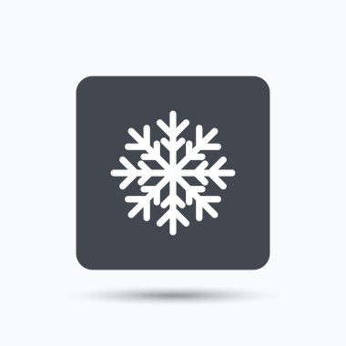 Kar tanesi simgesi. Klima işareti.