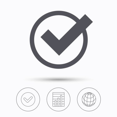 Kene simgesi. Bakın veya işareti onaylamak.