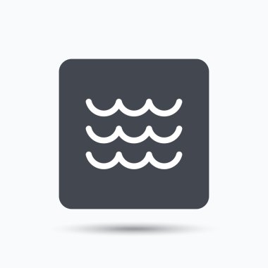 Dalga simgesi. Su akışı işareti.