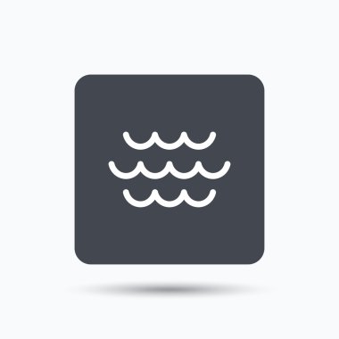 Dalga simgesi. Su akışı işareti.