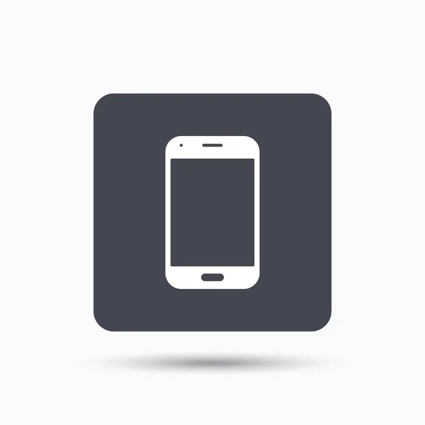 Icône smartphone. Communication par téléphone portable . — Image vectorielle