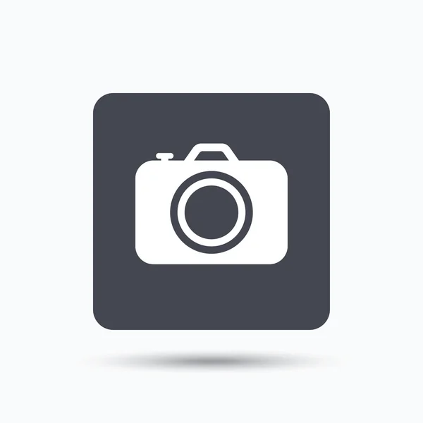 Kamera-Symbol. professionelle Fotokamera. — Stockvektor