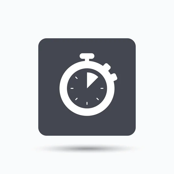 Stopwatch icon. Timer or clock device sign. — Stock Vector