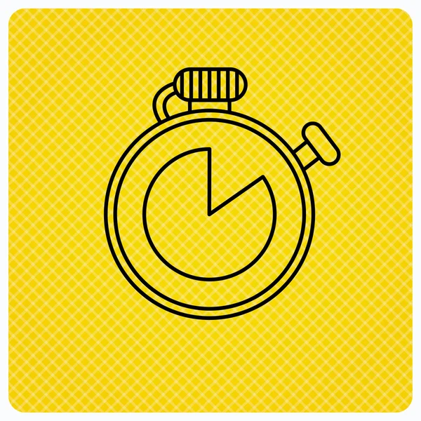 Timer icon. Stopwatch sign. — Stock Vector