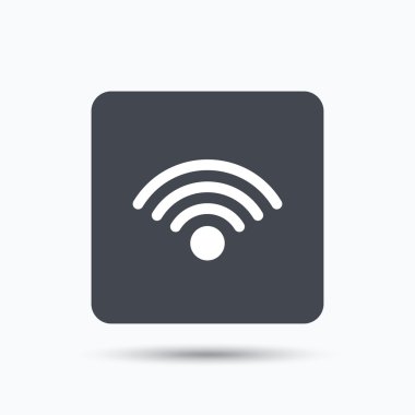 WiFi simgesi. Kablosuz Internet işareti.