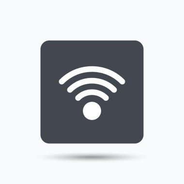 WiFi simgesi. Kablosuz Internet işareti.