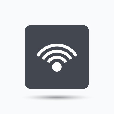WiFi simgesi. Kablosuz Internet işareti.