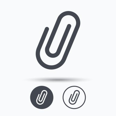 Ek simgesini. Ataş işareti.