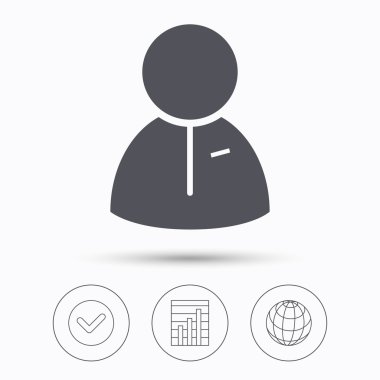 Kullanıcı simgesi. İnsan kişi işareti.