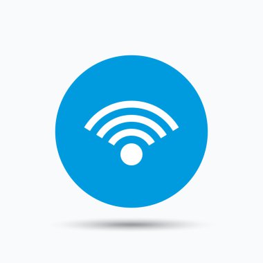 WiFi simgesi. Kablosuz Internet işareti.