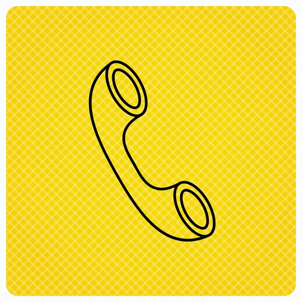 Telefon-Symbol. Rufzeichen. — Stockvektor