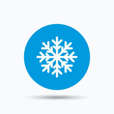 Kar tanesi simgesi. Klima işareti.